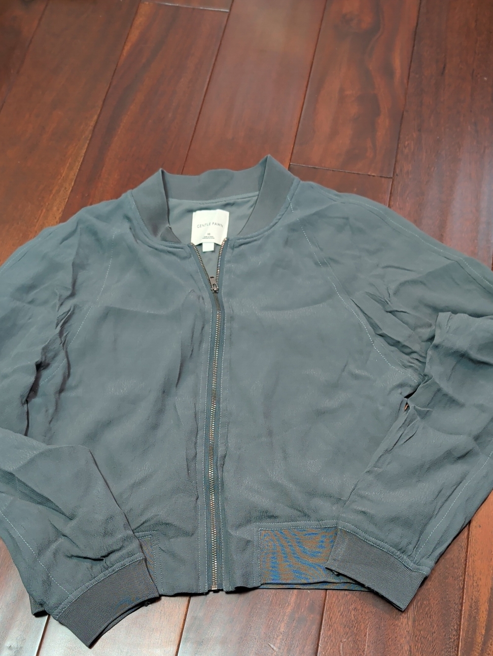 Gentle Fawn Sage Lightweight Bomber Jacket In Size XS